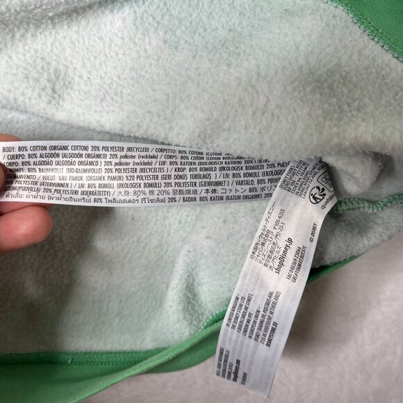 Disneyland Mickey and Friends Spirit Jersey Sweatshirt Disneyana Green Stripe XL - Picture 8 of 11